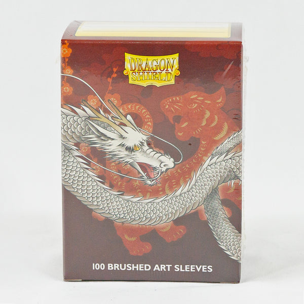 Dragon Shield Sleeves: Brushed Art - Christmas Dragon 2022 (100)