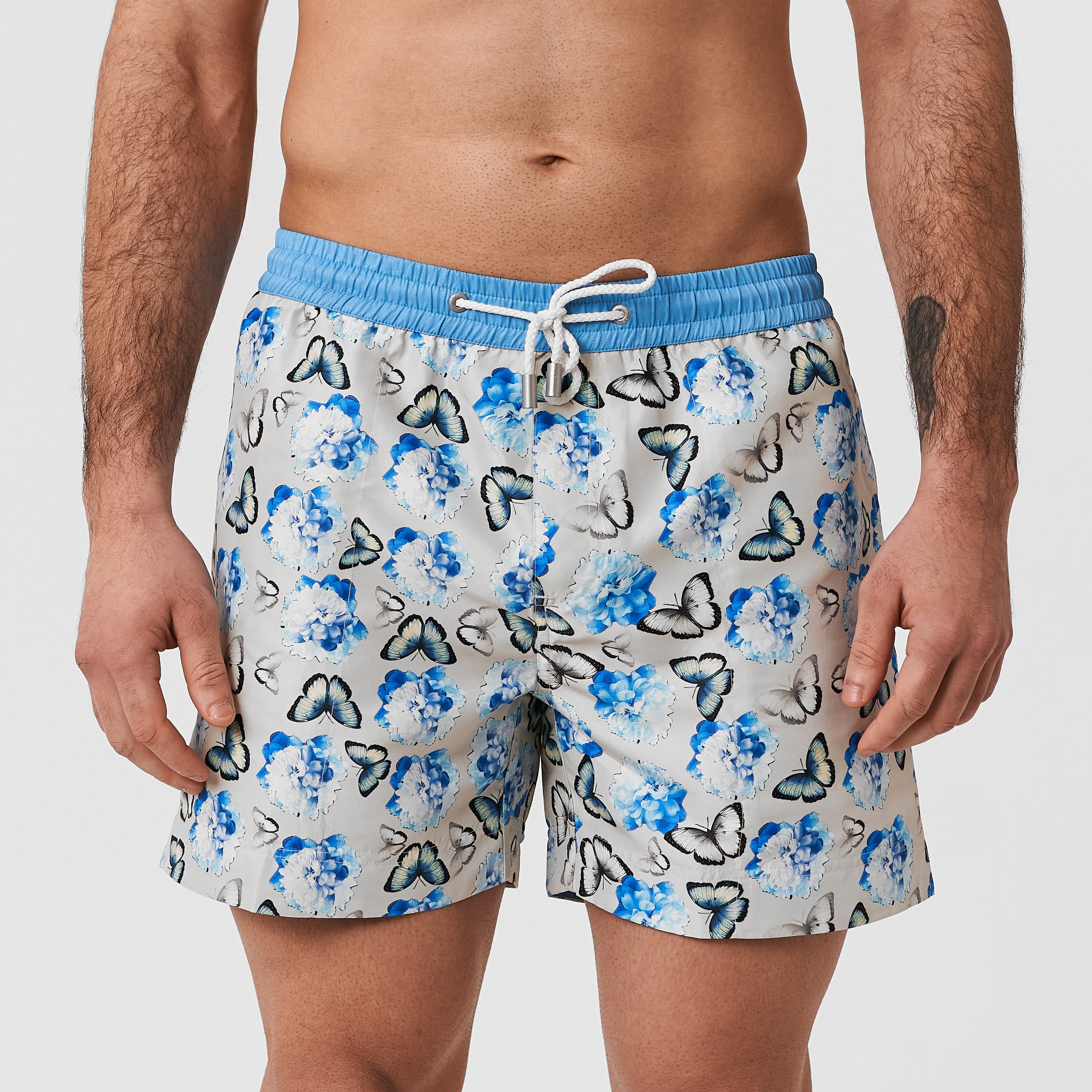 Ocean Butterfly Luca Swim Shorts | Thomas Royall | Designer Swimwear