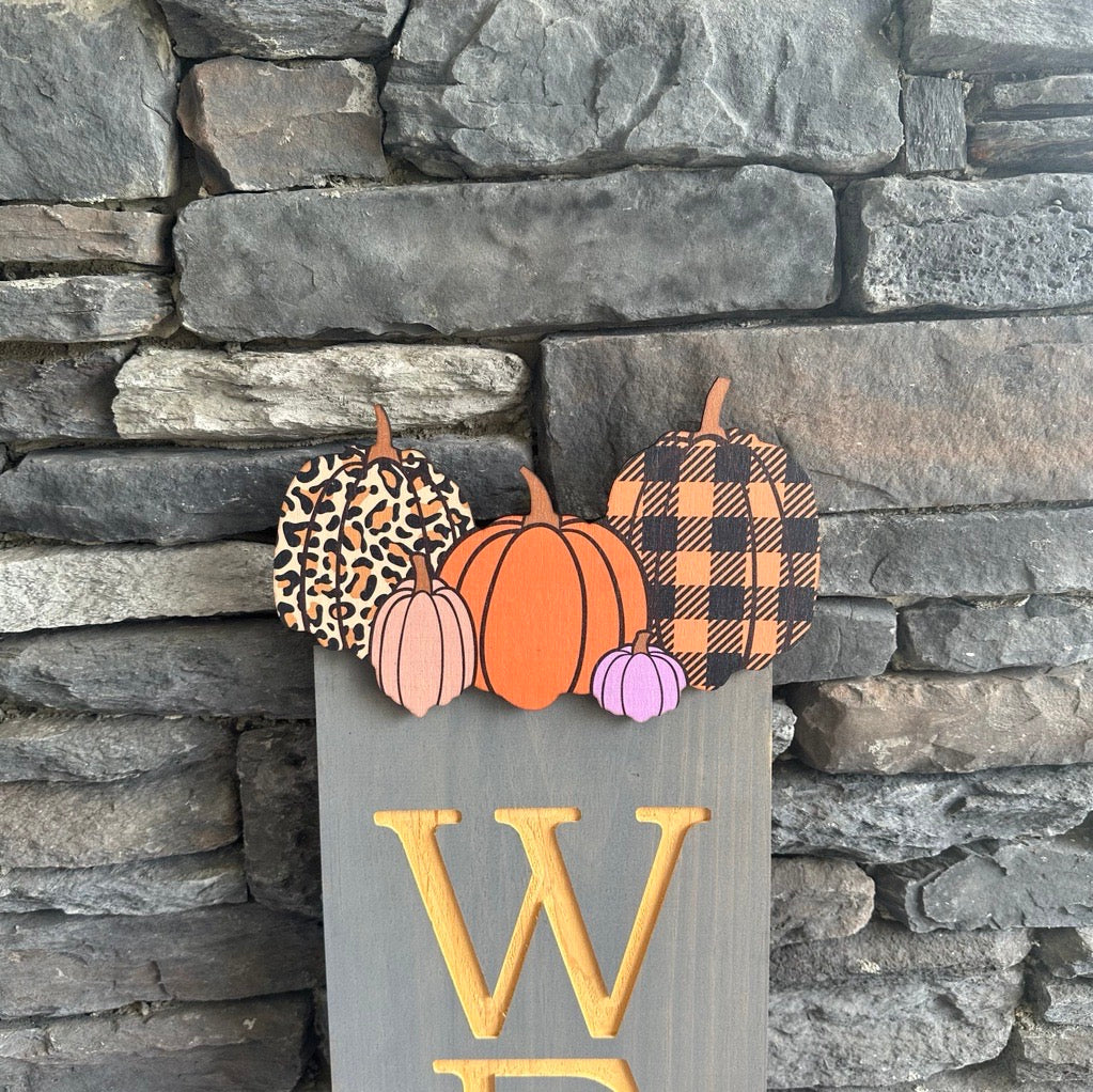 Group of Pumpkins Topper