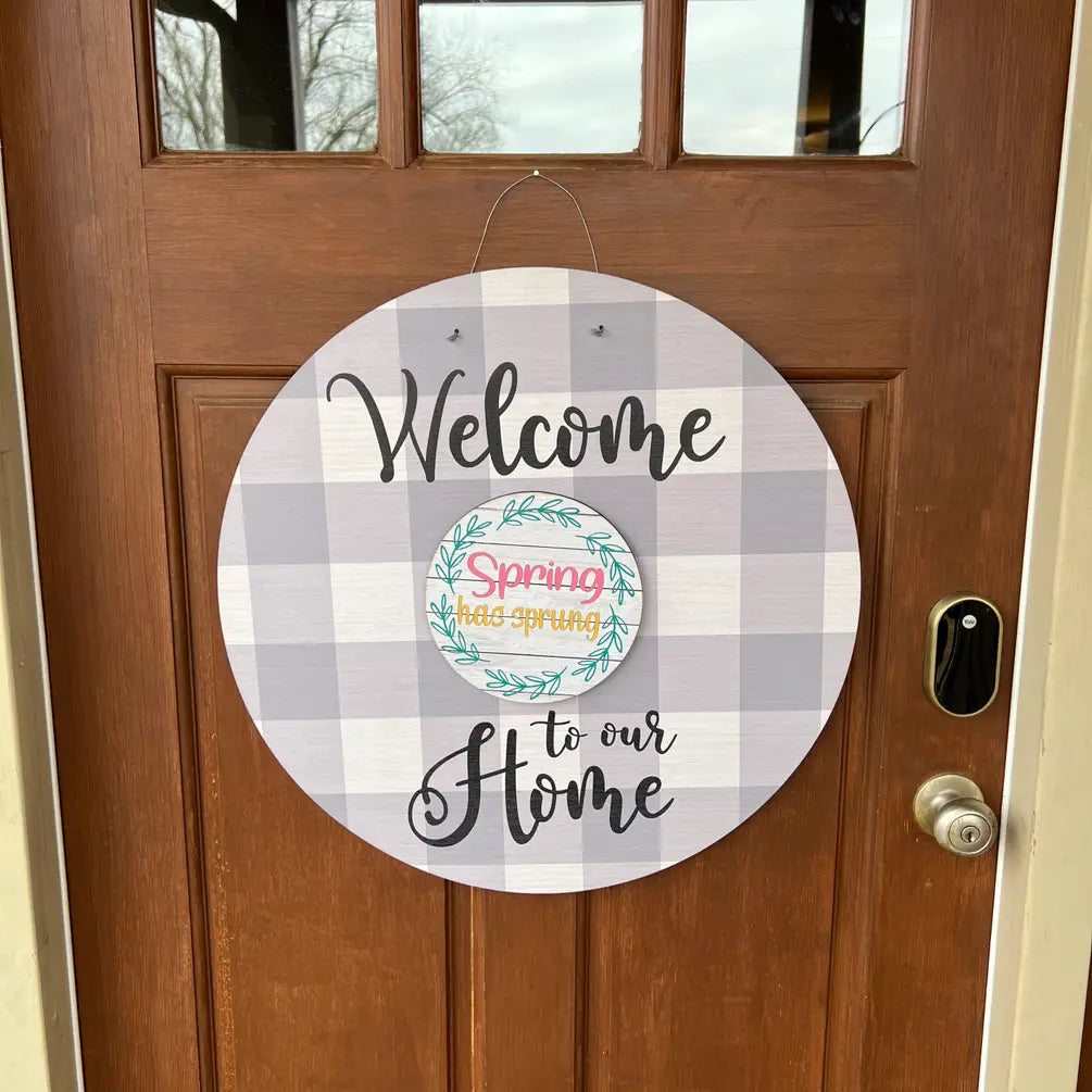 Spring has Sprung Door Hanger Insert