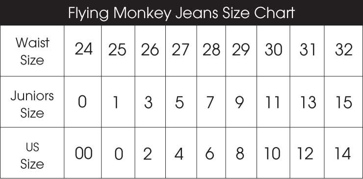 size 27 pants conversion