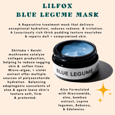 LILFOX Blue Legume Mask