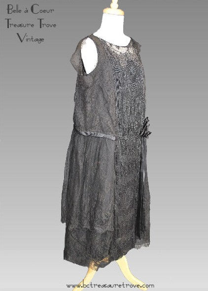 flapper evening dress