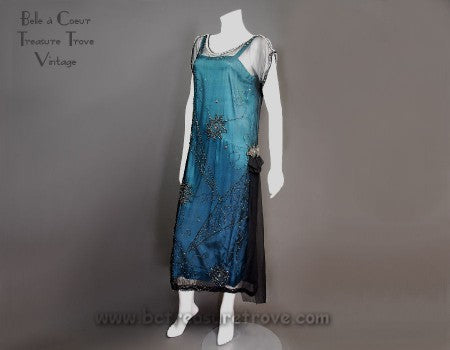 antique flapper dress