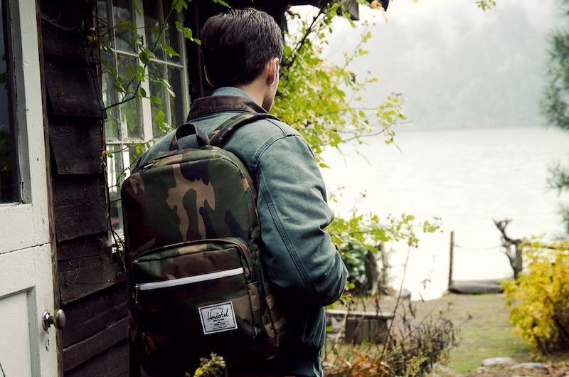 Herschel Supply Pop Quiz Backpack Woodland Camo :: Maxton Men