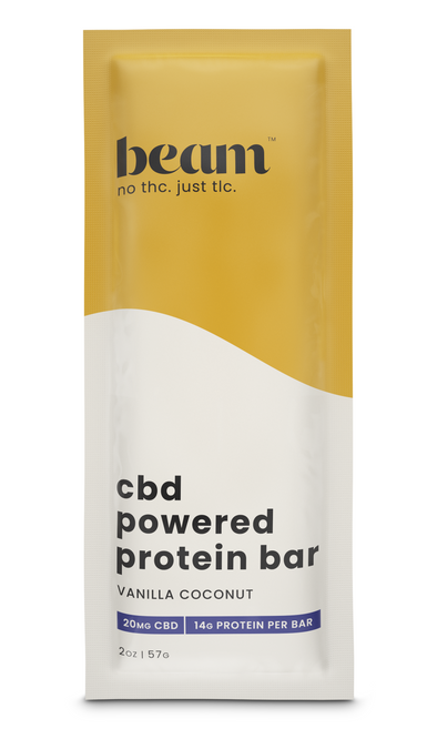 CBD Powered Protein Bar – Vanilla Coconut