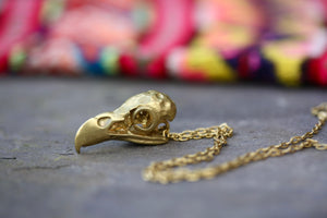 Parrot Skull Necklace