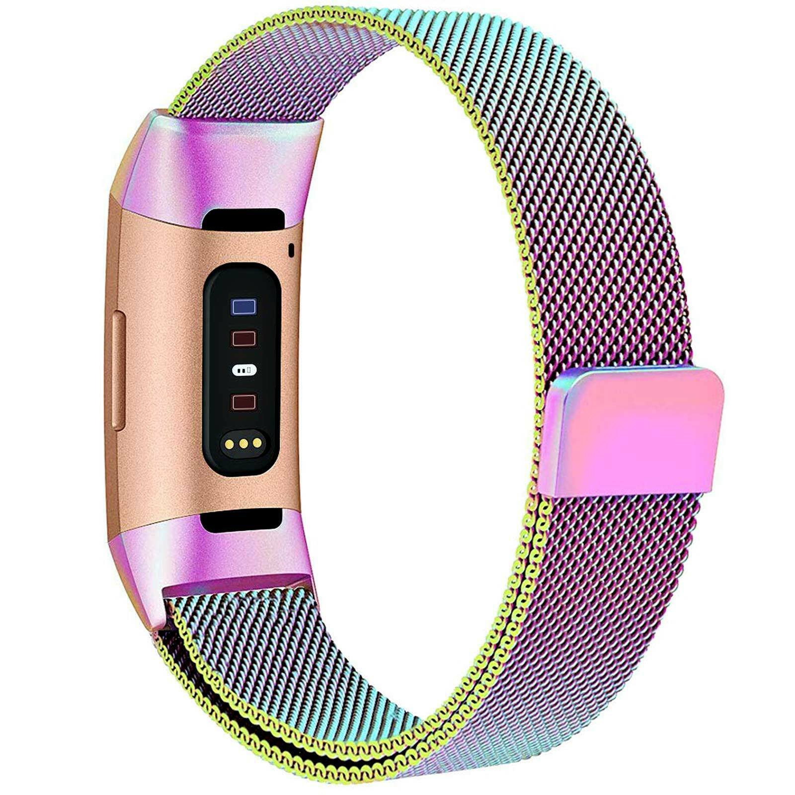 rainbow fitbit band charge 3