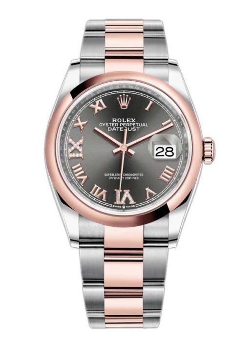 rolex oyster perpetual datejust everose gold