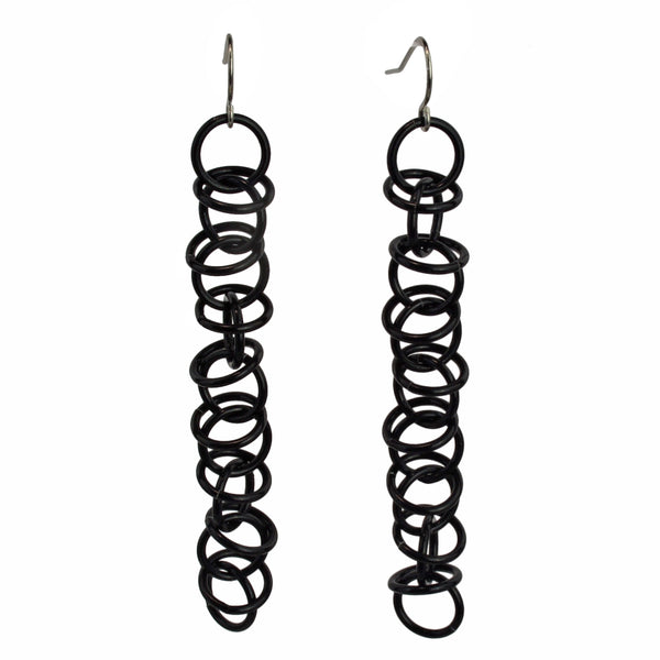 Steel Helix Earrings – Rebeca Mojica Jewelry