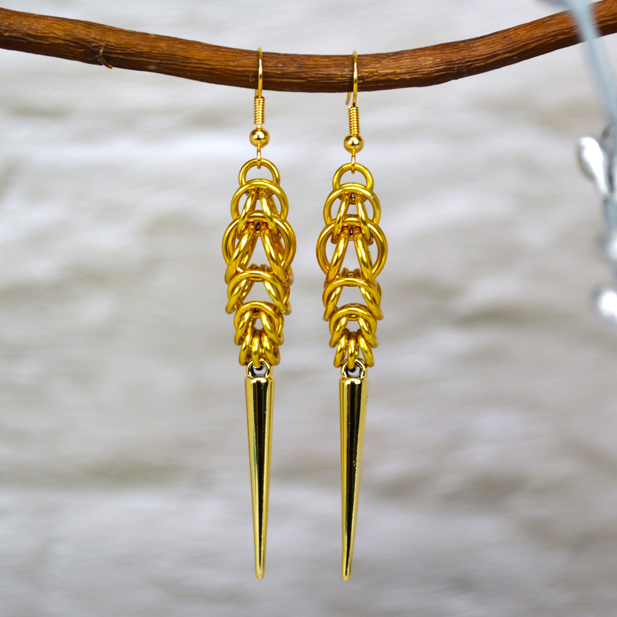 Steel Helix Earrings – Rebeca Mojica Jewelry