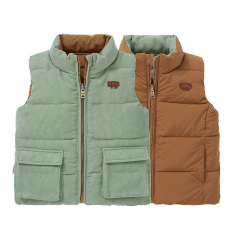 Toastie Kids Ecoreversible Cord Gilet