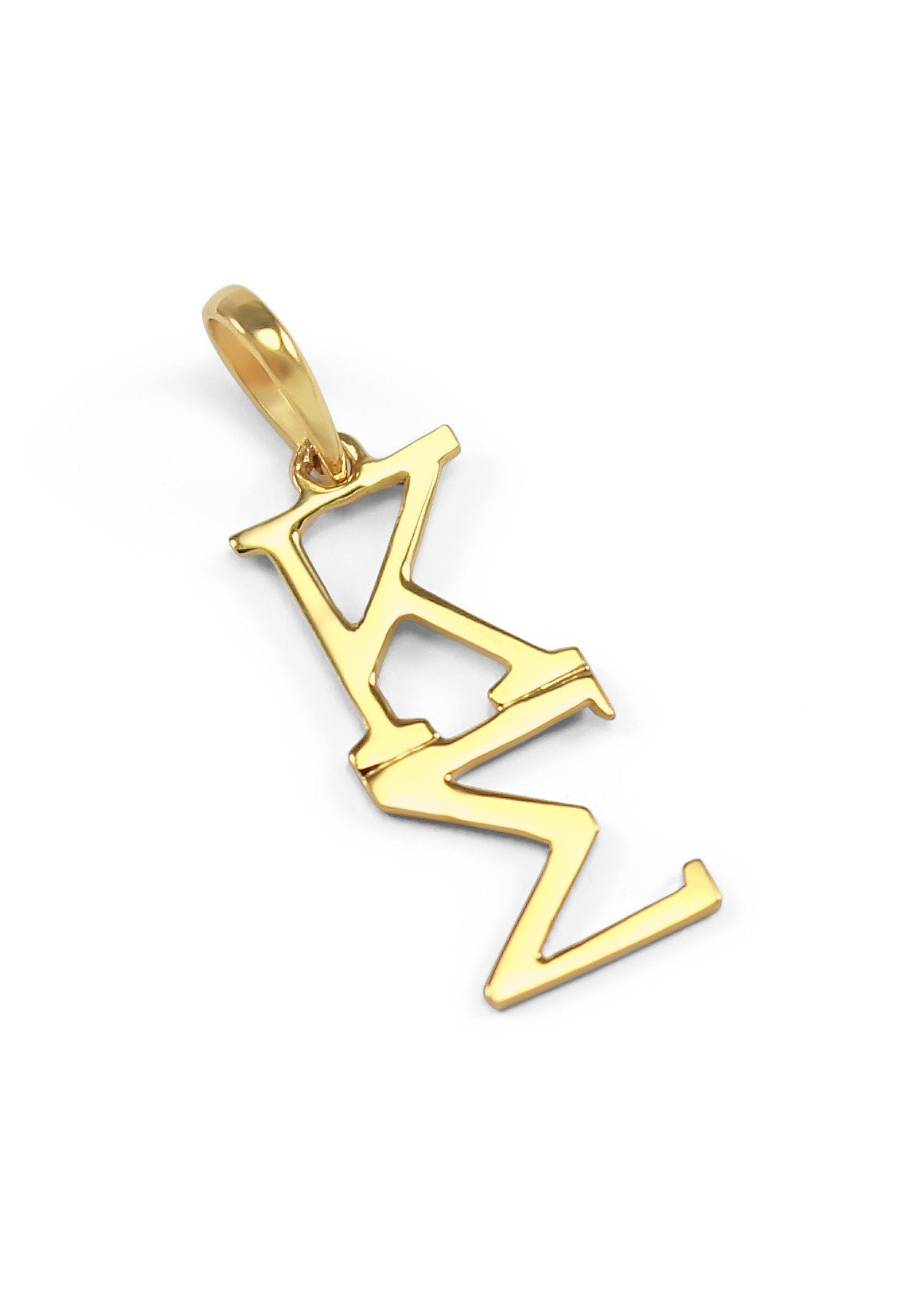 14k Gold Kappa Lavalier | Kappa Sigma Jewelry For Sale - The Collegiate Standard