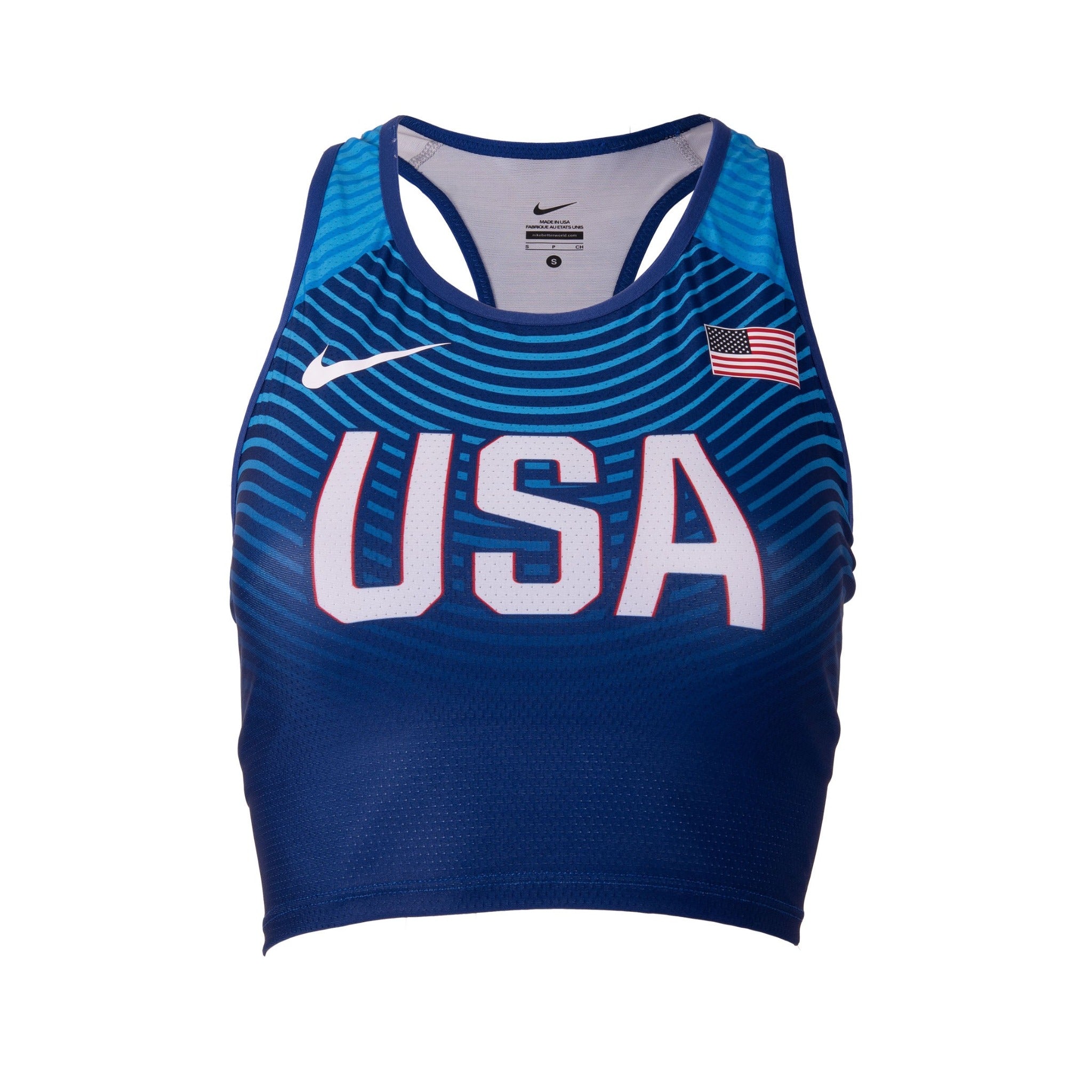 capacidad Desenmarañar Validación Nike USA Women's Official Rio Team Distance Airborne Top – Team USATF Store