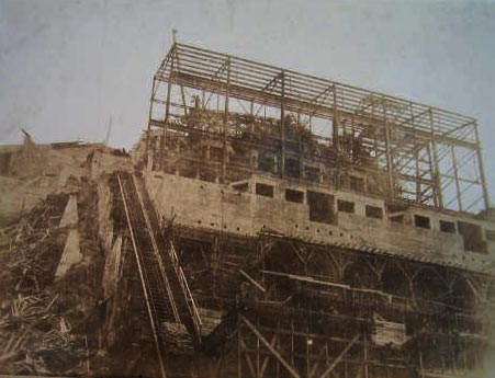 Construction of Mill no.3 at Britannia Mine