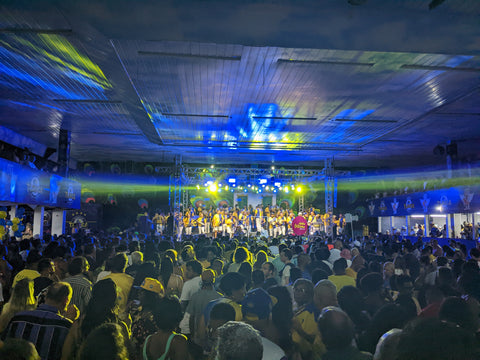 Unidos da Tijuca on the night of their Samba enredo final. 