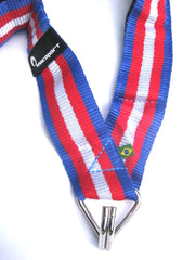Macapart shoulder strap, red white and blue colors, one hook.