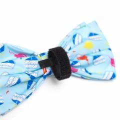 how to attach bow tie to dog collar