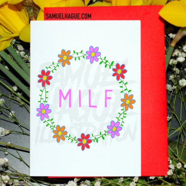 Milf Mothers Day Card Samuel Hague Illustration 