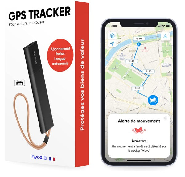 Traceur GPS Voiture, Moto, Objets, Personnes âgées et Enfants