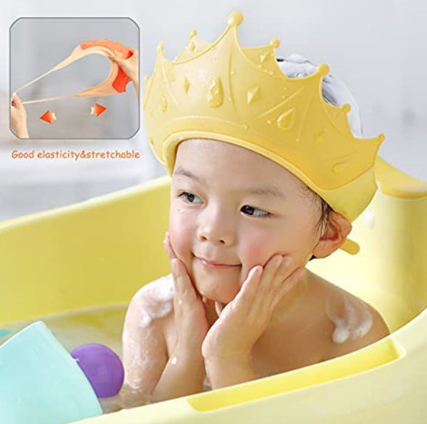 Visière de bain pour enfant, bonnet de bain pour bébé, chapeau de douche  pour enfants de 0 à 9 ans, bonnets de bain réglables protègent les yeux et  les oreilles des enfants (