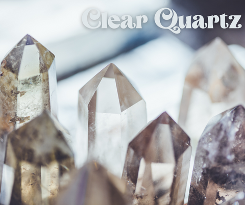 clear quartz aura crystal