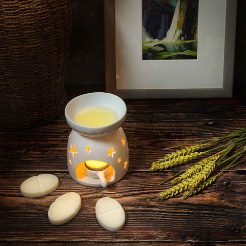 Our wax melts work in a variety of wax warmers