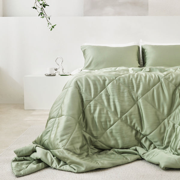 cooling comforter-green