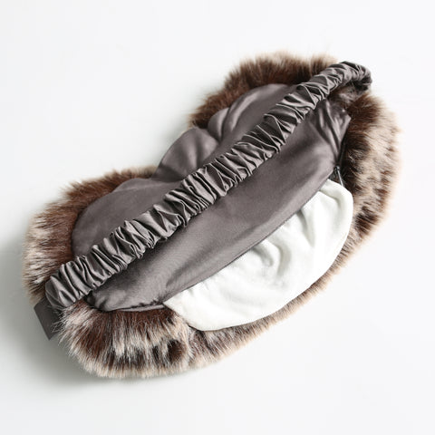 Zonli Temp-Controlled Faux Fur Weighted Eye Pillow