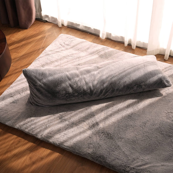 futon and body pillow