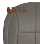 1999-2004 Jeep Grand Cherokee Driver Bottom Synthetic Leather Seat Cover Gray