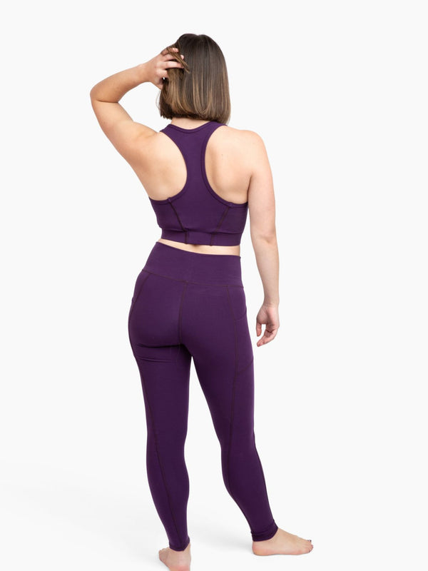 Purple Champagne Wine Bottles Leggings For Women, Printed Yoga Pants, –  Starcove Fashion
