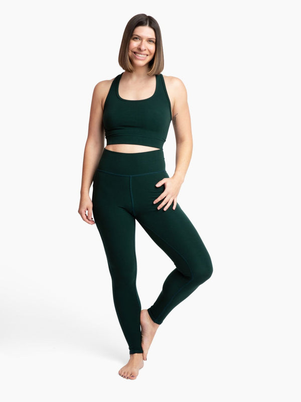 Sage Activewear Sage Women's High Rise 7/8 Leggings Moisture Wicking Tummy  Control Slimming Stretch Athletic High Waisted Yoga with Side Pockets -  ShopStyle