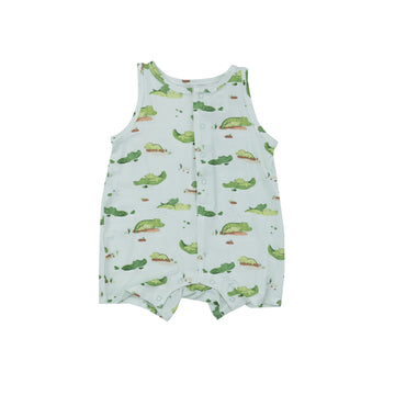 Shortie Romper - Alligators