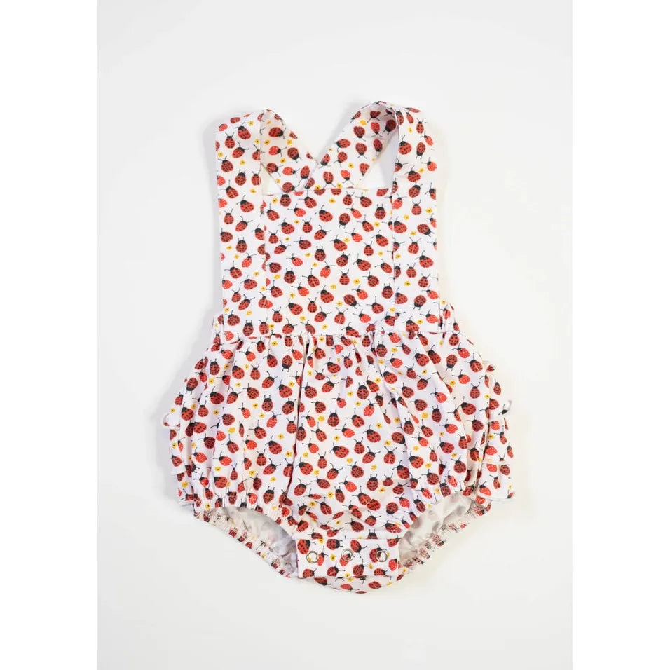 Isla Romper - Ladybugs