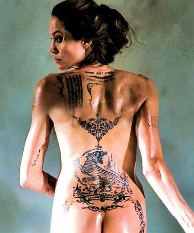 Angelina Jolie Wanted Tattoo Fox
