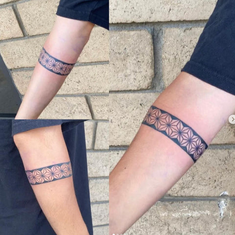 Triangular Prisma Band Tattoo On Arm | Tattoo Ink Master