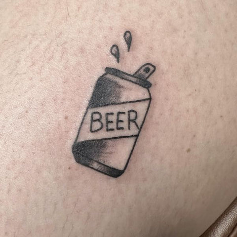 Beer Tattoo Best Thanksgiving Tattoo Ideas