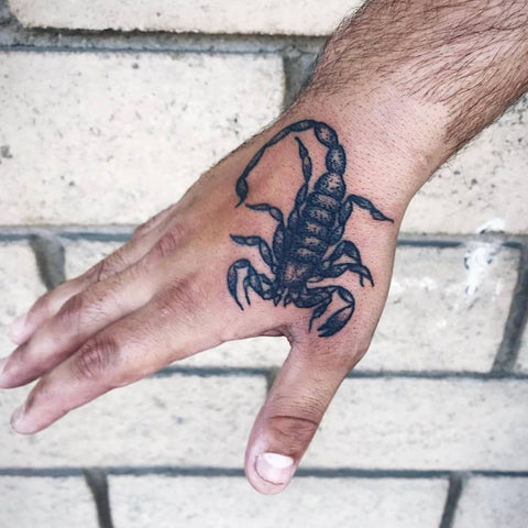 simple scorpion symbol tattoos