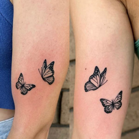 Butterfly Couples Tattoos Best couples Tattoo Ideas