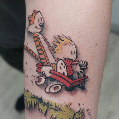 Calvin and Hobbes Friends Tattoo Best Friendship Tattoos