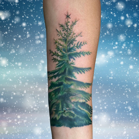 Christmas Tree Tattoo Best Christmas Tattoo Ideas