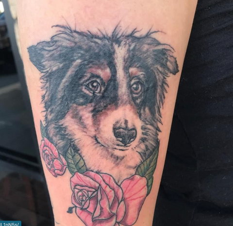 Share more than 65 dog portrait tattoos latest  thtantai2