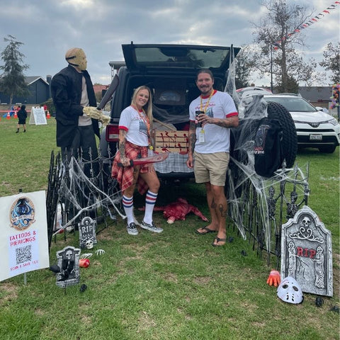 Community Events Trunk or Treat Mr Inkwells Tattoo and Piercing Shop Charity Work