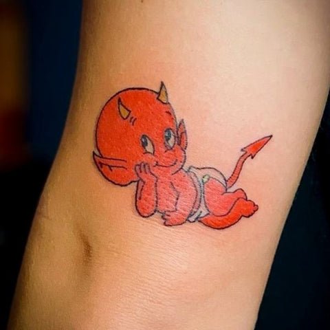 Devil tattoo 👿 . . #deviltattoo #tattoo #tattooartist #tattoos  #tattooideas #tattoo2me #tattoostyle #tattoomodel #tattooing #tattoode... |  Instagram