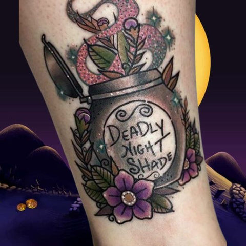 Deadly Nightshade Best Nightmare Before Christmas Tattoos