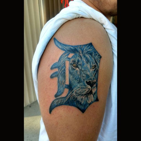 Detroit Lions Tattoo Best NFL Tattoo Ideas