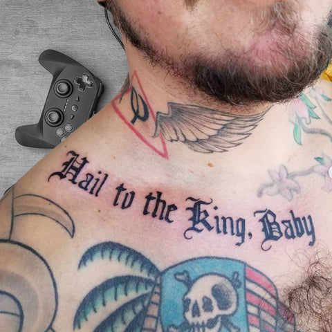 didnt know this sub was a thing, heres mr king dice::) : r/gamerTattoos