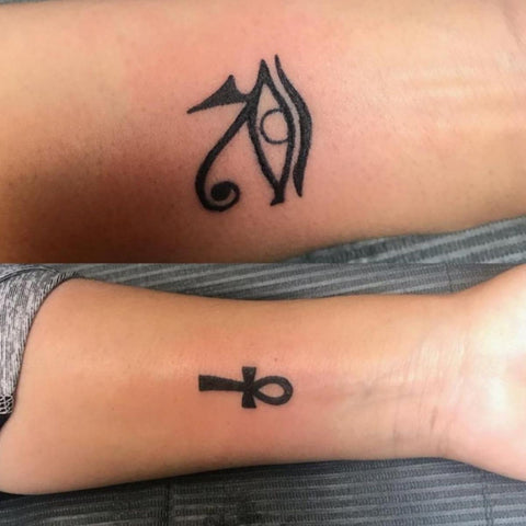 Eye of Ra and Ankh Occult Tattoo Best Occult Tattoo Ideas