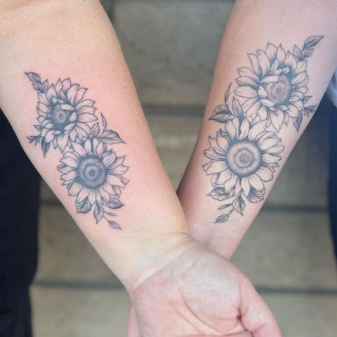 Flowers Couples Tattoos Best Couples Tattoo Ideas